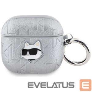 Other goods Karl Lagerfeld  Karl Lagerfeld Monogram Choupette Head case for AirPods 4 - silver 