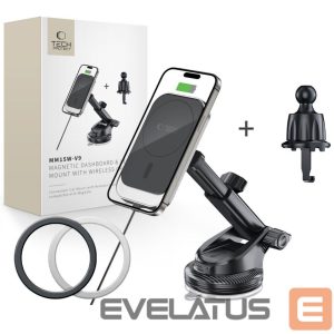 Other goods Tech-Protect  Tech-Protect MM15W-V9 Car Holder with MagSafe for Dashboard and Air Vent 15W - Black 