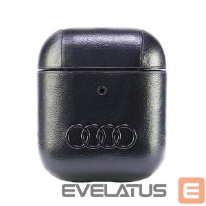 Other goods Audi  Audi Leather Big Logo Case for AirPods 1 / 2 - Black 