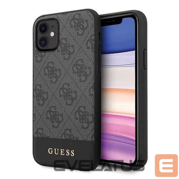 Other goods Guess Guess 4G Stripe Collection case for iPhone 11 6.1" / Xr - gray