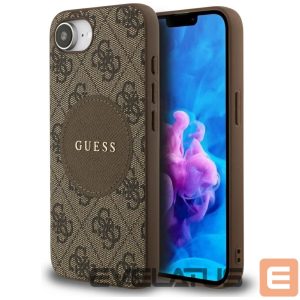 Other goods Guess  Guess 4G Circle Classic Logo MagSafe case for iPhone 16e - brown 