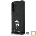 Other goods Karl Lagerfeld  Karl Lagerfeld Fixed Glitter Ikonik Logo Metal Pin Case for Samsung Galaxy A56 - Black 