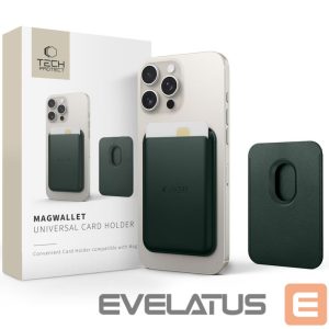 Other goods Tech-Protect  Tech-Protect MagWallet Magsafe Case with Universal Magnetic Card or ID Holder - Green 
