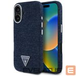 Other goods Guess  Guess Denim Triangle Logo MagSafe iPhone 16 Case - Blue 