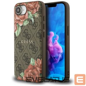 Other goods Guess  Guess 4G Flowers Print MagSafe case for iPhone 16e - brown 