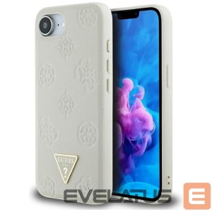 Other goods Guess  Guess Grained Hot Stamp Peony Triangle Logo MagSafe case for iPhone 16e - beige 