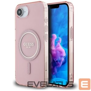 Other goods Guess  Guess IML Glitter Circle MagSafe case for iPhone 16e - pink 