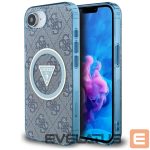 Other goods Guess  Guess IML Metal Glitter 4G Circle Triangle MagSafe Case for iPhone 16e - Blue 