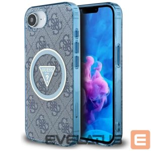 Other goods Guess  Guess IML Metal Glitter 4G Circle Triangle MagSafe Case for iPhone 16e - Blue 