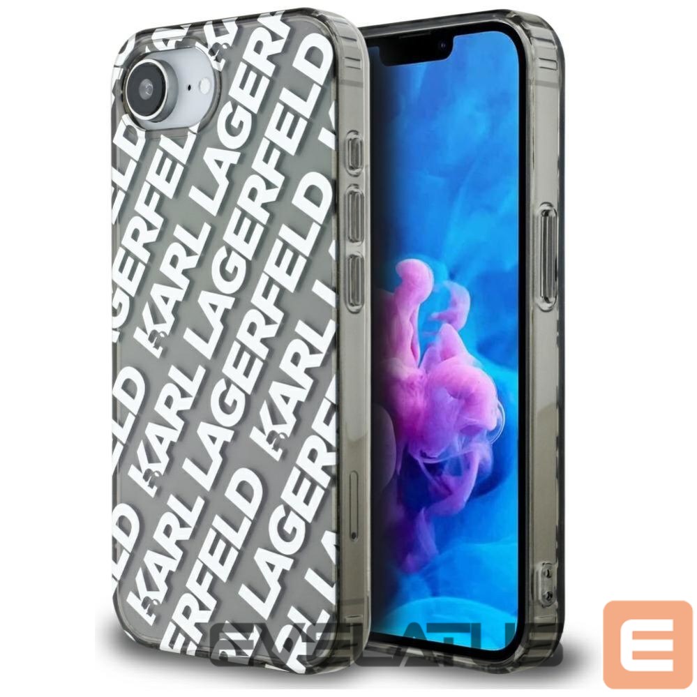 Other goods Karl Lagerfeld Karl Lagerfeld IML Repeat Logo case for iPhone 16e - silver