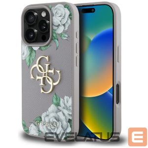 Other goods Guess  Guess Grained Roses Big 4G Logo iPhone 16 Pro Max Case - Purple 