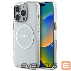 Other goods Guess  Guess IML Metal Colored Circle Classic Logo MagSafe case for iPhone 16 Pro Max - white 