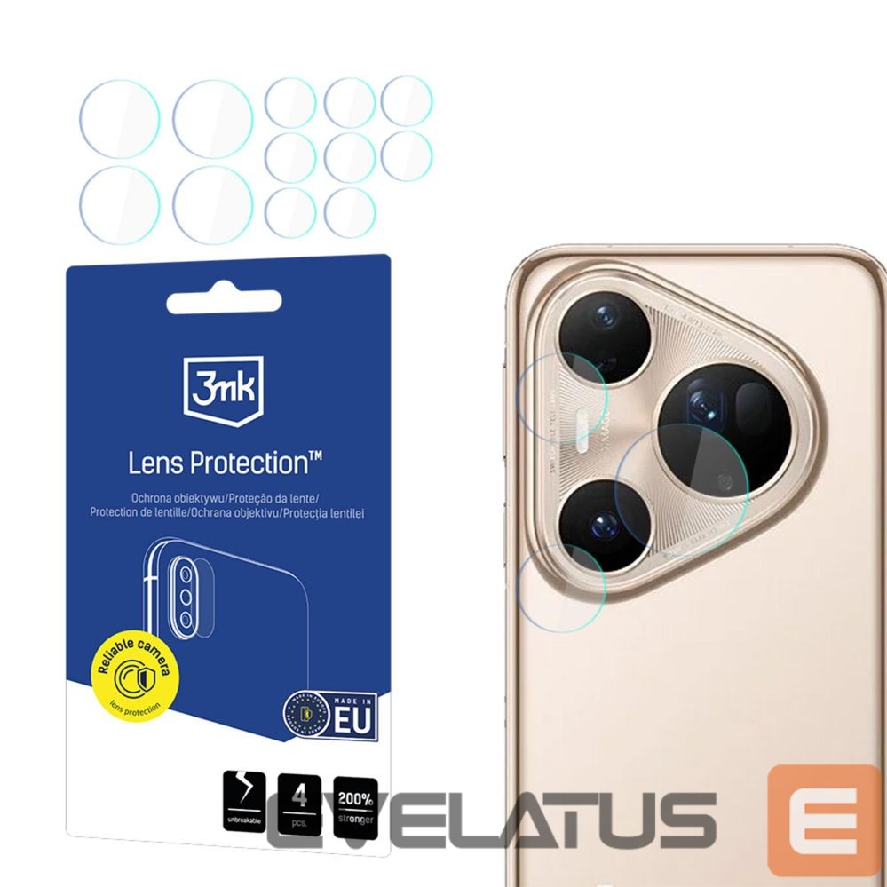Other goods 3MK 3mk Lens Protection Hybrid Glass for Camera Lens on Huawei Pura 80 Ultra