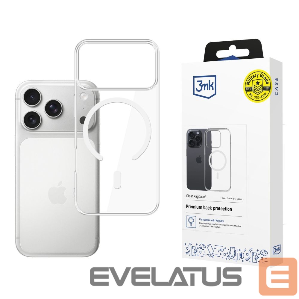 Other goods 3MK 3mk Clear MagCase for Apple iPhone 17 Pro - transparent