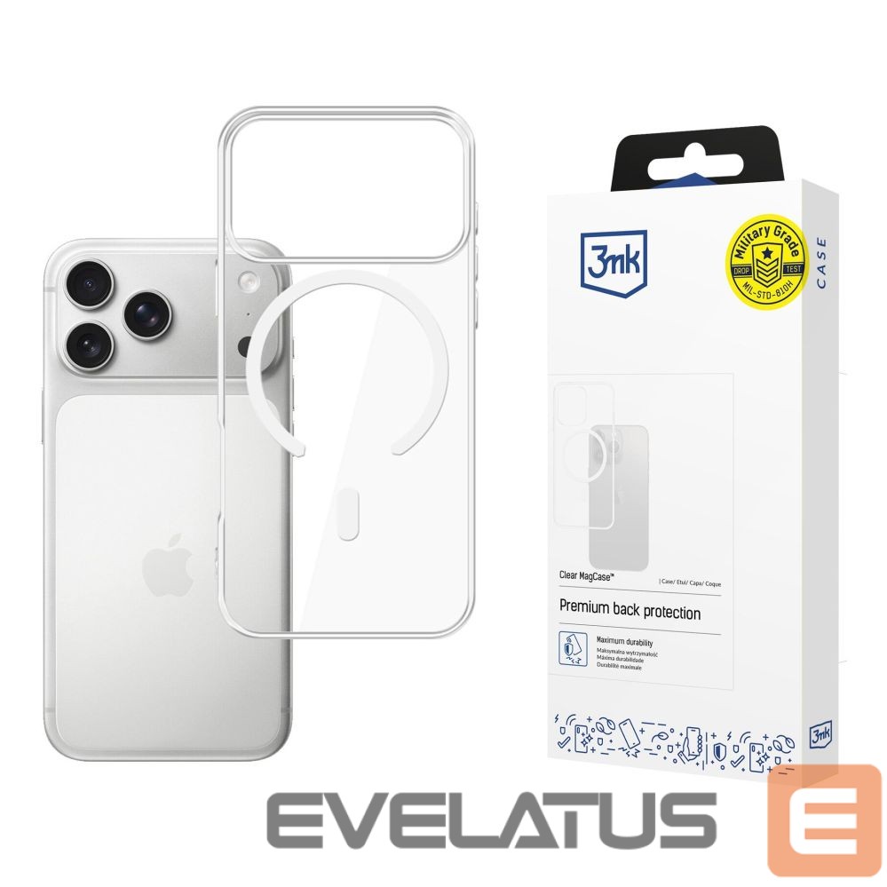 Other goods 3MK 3mk Clear MagCase for Apple iPhone 17 Pro Max - transparent