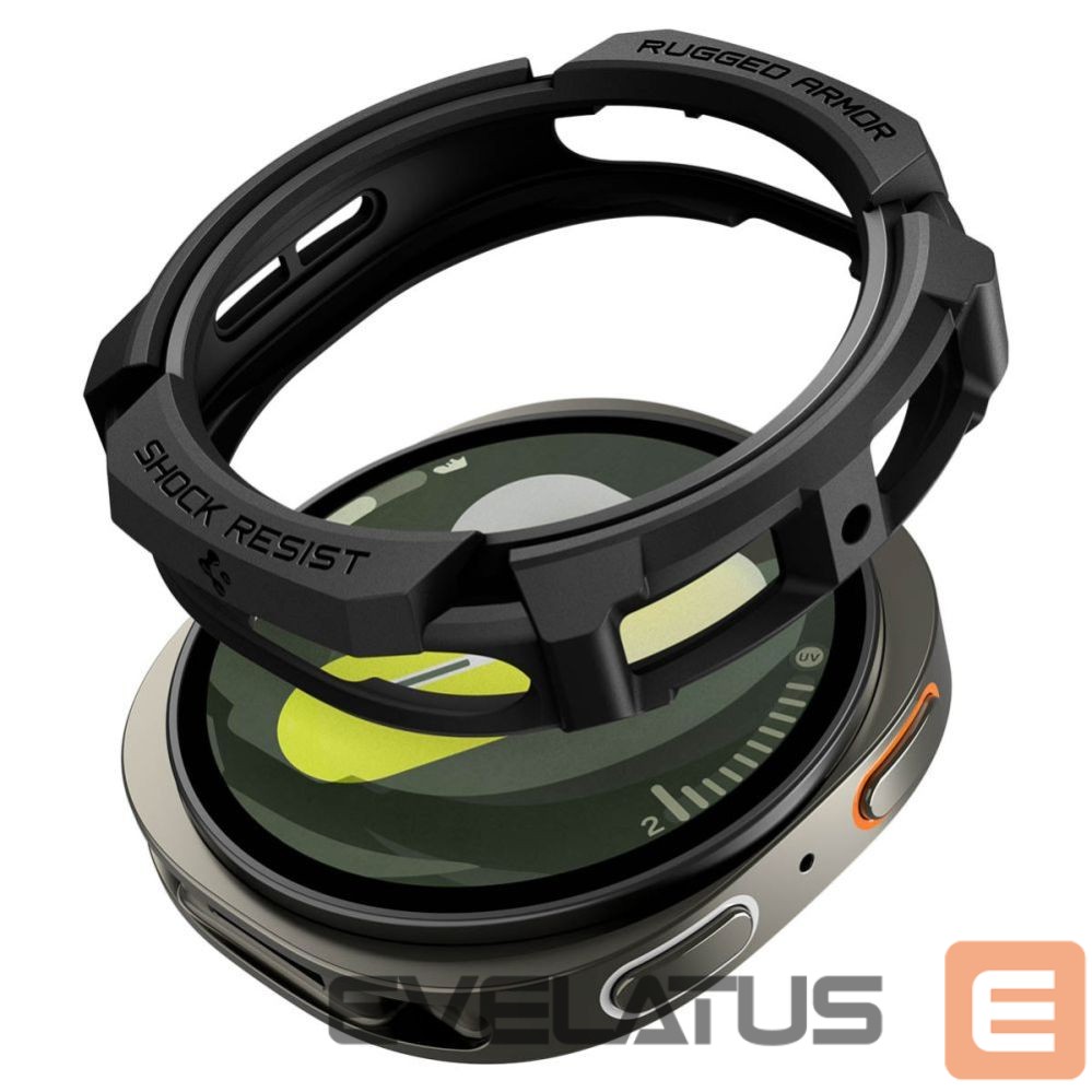 Other goods Spigen Spigen Rugged Armor Case for Samsung Galaxy Watch 8 44mm - Matte Black