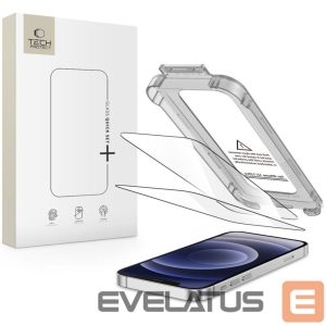 Other goods Tech-Protect  Tech-Protect Quick Set+ 2-pack tempered glass for iPhone 12 / 12 Pro - black 