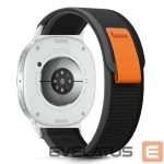Other Tech-Protect  Tech-Protect Nylon Stripe Strap for Samsung Galaxy Watch 40/44/46 mm - Black and Orange 