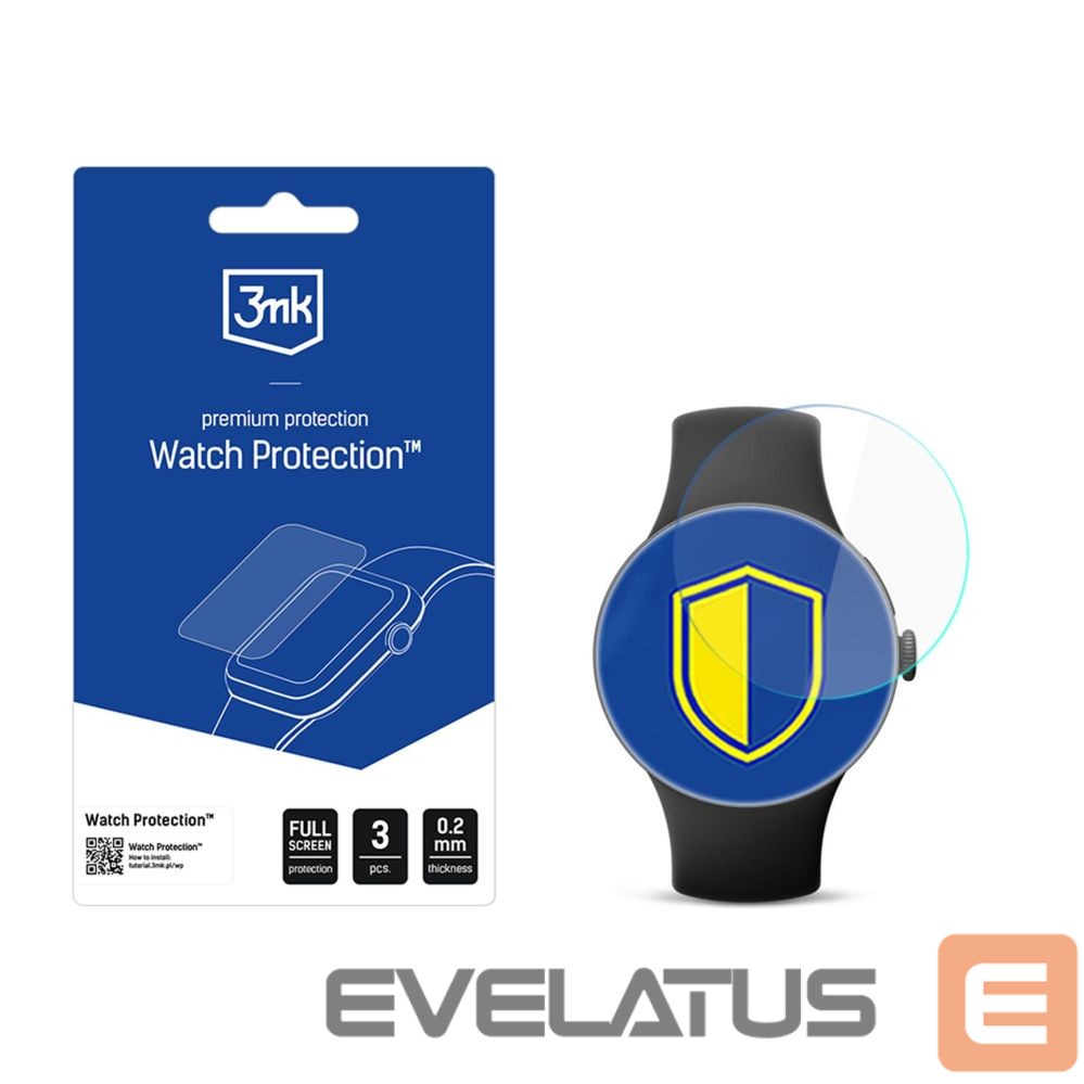 Other goods 3MK 3mk Watch Protection ARC Smartwatch Screen Protector for Google Pixel Watch 4 45mm