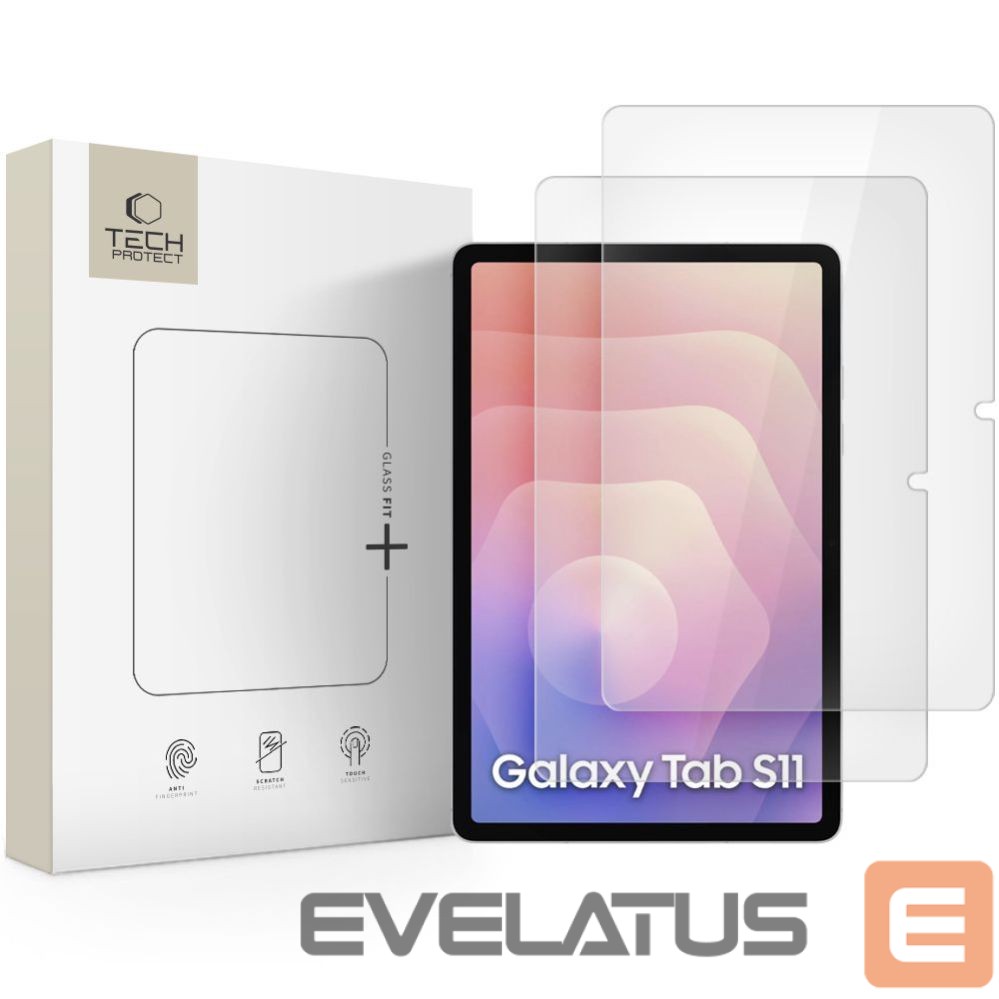 Other goods Tech-Protect Tech-Protect Glass Fit+ 2-pack tempered glass for Samsung Galaxy Tab S11 11.0 - transparent