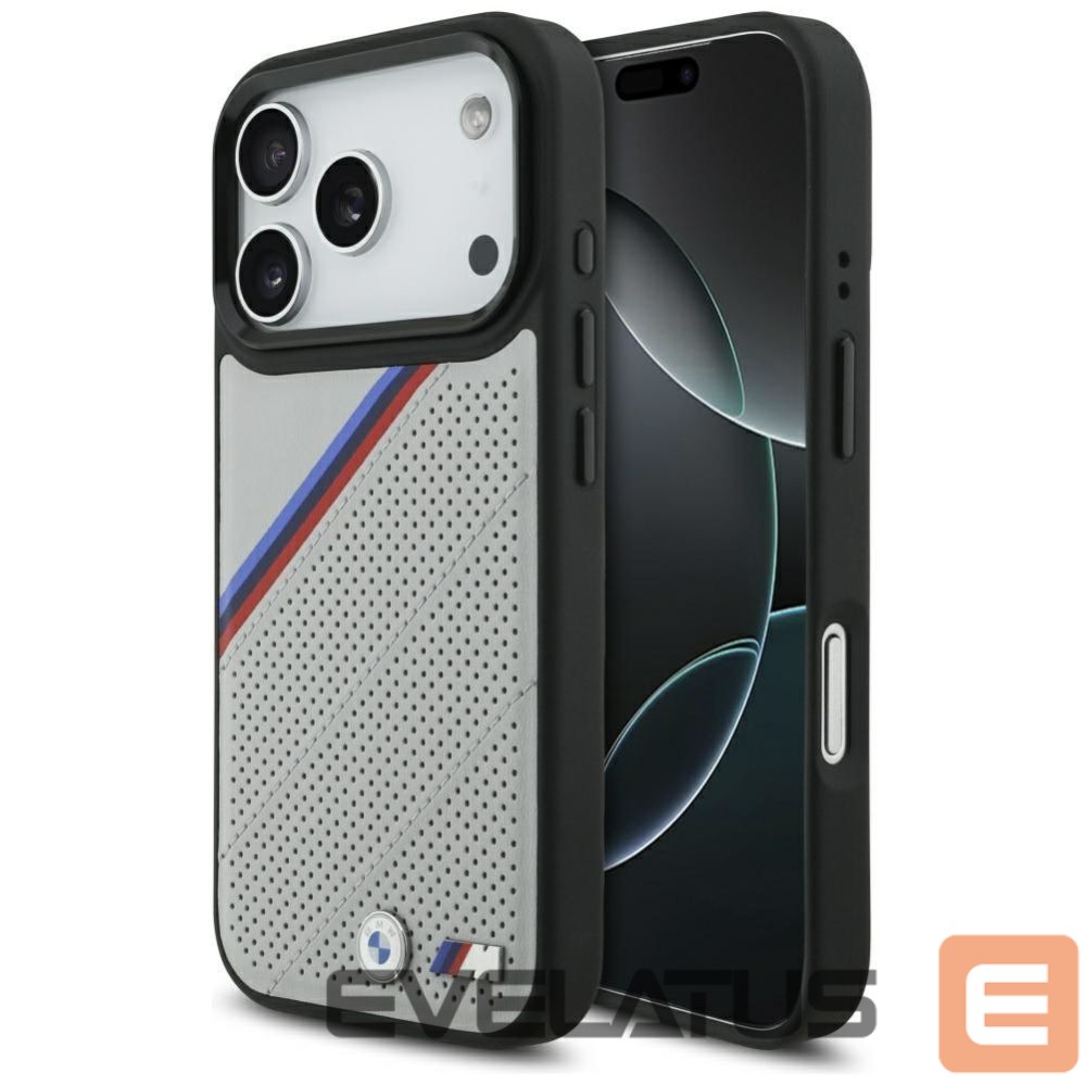 Other goods BMW BMW M Tricolor Metal Logo MagSafe Case for iPhone 17 Pro - Gray