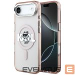 Back panel cover Karl Lagerfeld  Karl Lagerfeld IML Choupette Sketch Logo MagSafe Case for iPhone 17 Air - Pink 