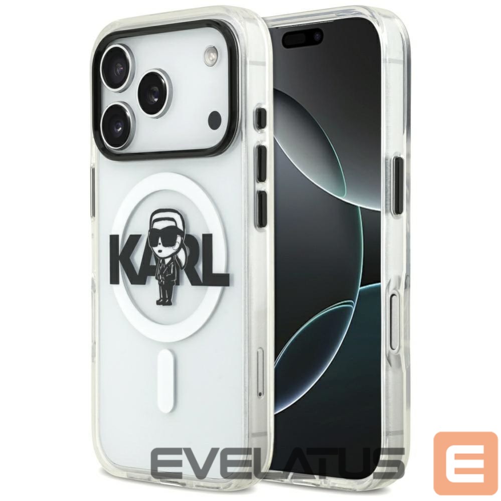 Other goods Karl Lagerfeld Karl Lagerfeld IML Karl Sketch Logo MagSafe Case for iPhone 17 Pro - Transparent