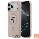 Other goods Karl Lagerfeld  Karl Lagerfeld Silicone Karl&Choupette Ring MagSafe Case for iPhone 17 Pro Max - Pink 