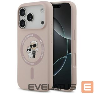 Other goods Karl Lagerfeld  Karl Lagerfeld Silicone Karl&Choupette Ring MagSafe Case for iPhone 17 Pro - Pink 