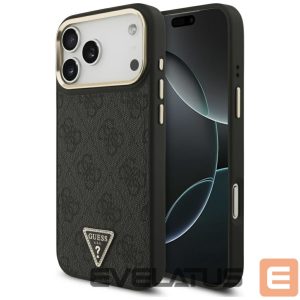 Other goods Guess  Guess 4G Triangle Logo MagSafe Case for iPhone 17 Pro Max - Black and Gold 