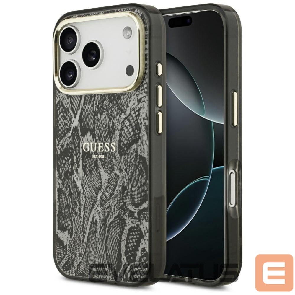 Other goods Guess Guess Python Pattern MagSafe Case for iPhone 17 Pro - Black