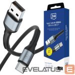 Other goods 3MK  3mk Hyper Cable 3mk Hyper Cable N-SERIES USB-A / USB-C 1m 9V/2A 18W QC 3.0 / black 
