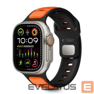 Other goods Tech-Protect  Tech-Protect IconBand Line Strap for Apple Watch 44 / 45 / 46 / 49 mm - Black and Orange 