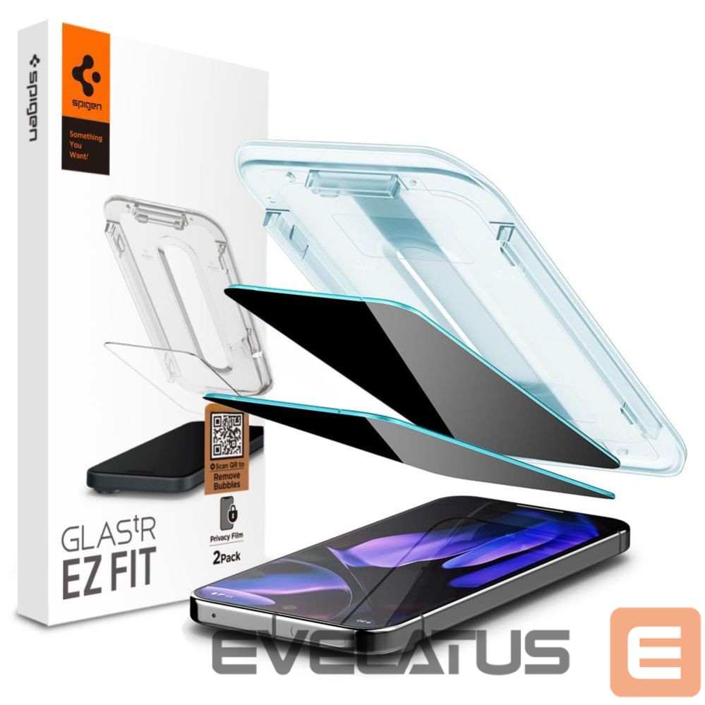 Other goods Spigen Spigen Glas.TR "Ez Fit" Privacy HD 2-pack privacy glass for Google Pixel 9 / 9 Pro