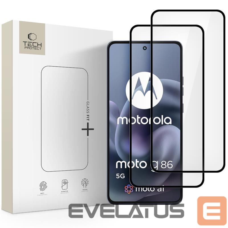 Other goods Tech-Protect Tech-Protect Glass Fit+ 2-pack Tempered Glass Motorola Moto G86 5G / G86 5G Power - Black