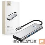Other goods Tech-Protect  Tech-Protect HB04 HUB Adapter 9in1 USB-C + USB2.0 + USB3.0 + HDMI 4K 60Hz + SD / TF + PD100W + AV3.5 - gray 