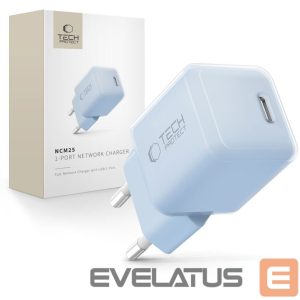 Other goods Tech-Protect  Tech-Protect NCM25 USB-C PD 25W Wall Charger - Blue 