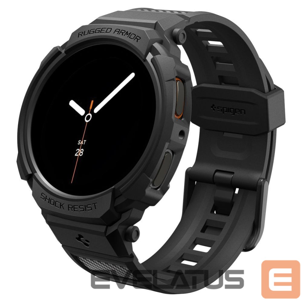 Other goods Spigen Spigen Rugged Armor Pro Strap for Samsung Galaxy Watch 8 44mm - Matte Black