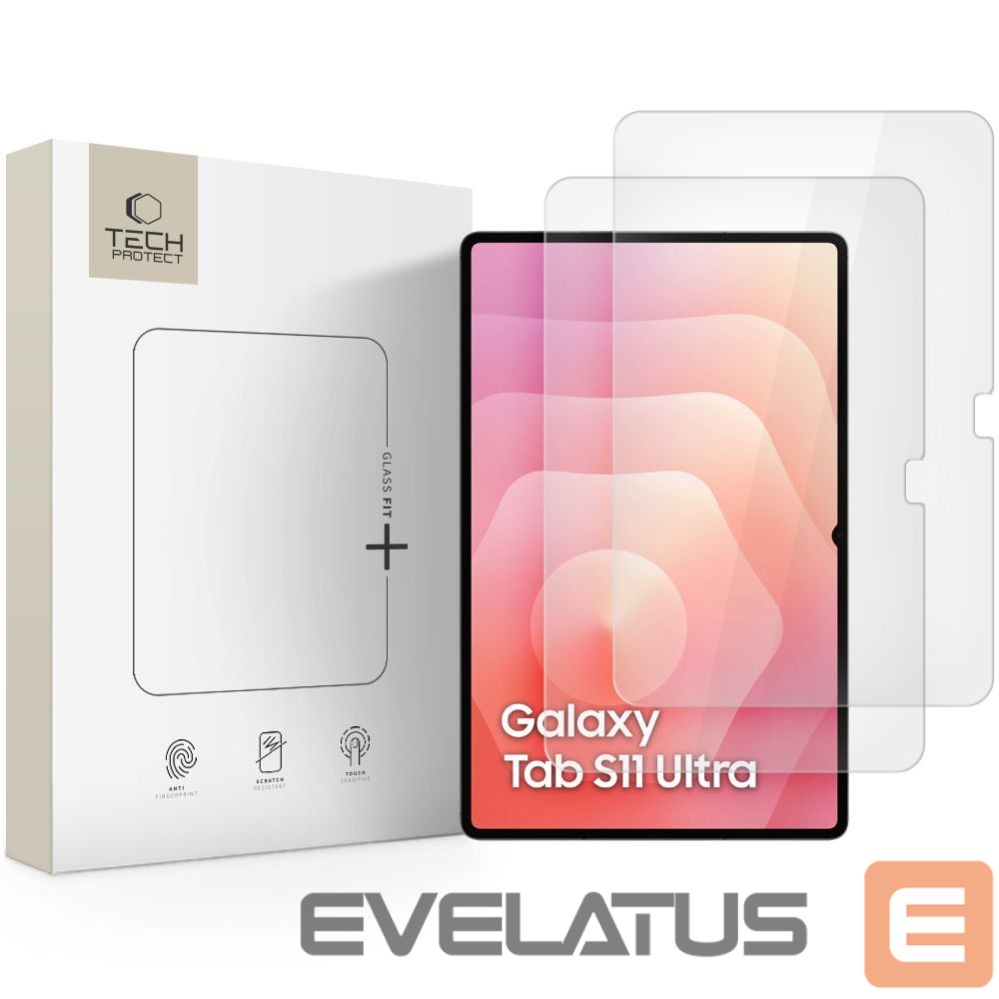 Other goods Tech-Protect Tech-Protect Glass Fit+ 2-pack tempered glass for Samsung Galaxy TAB S8 ULTRA / S9 ULTRA / S10 ULTRA / S11 ULTRA 14.6 - transparent