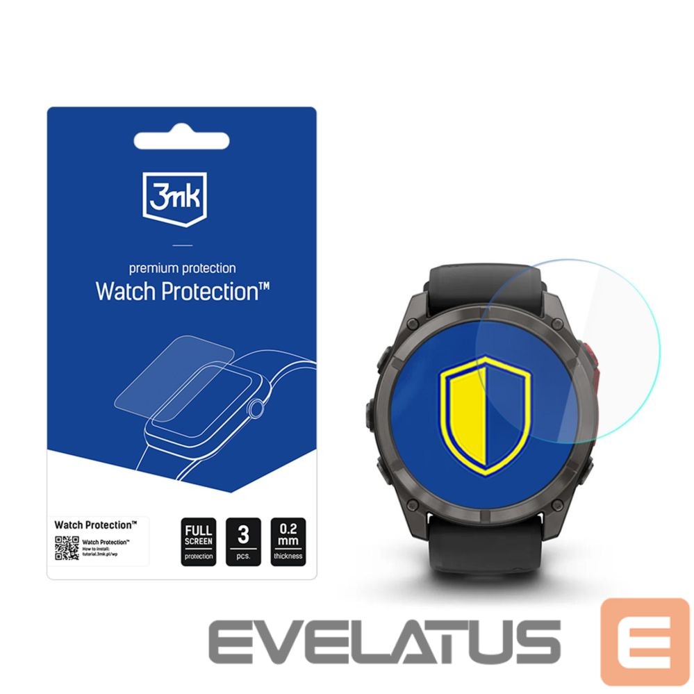 Other goods 3MK 3mk Watch Protection ARC Smartwatch Screen Protector for Garmin Fenix 8 Pro 51 mm (Amoled, MicroLED)