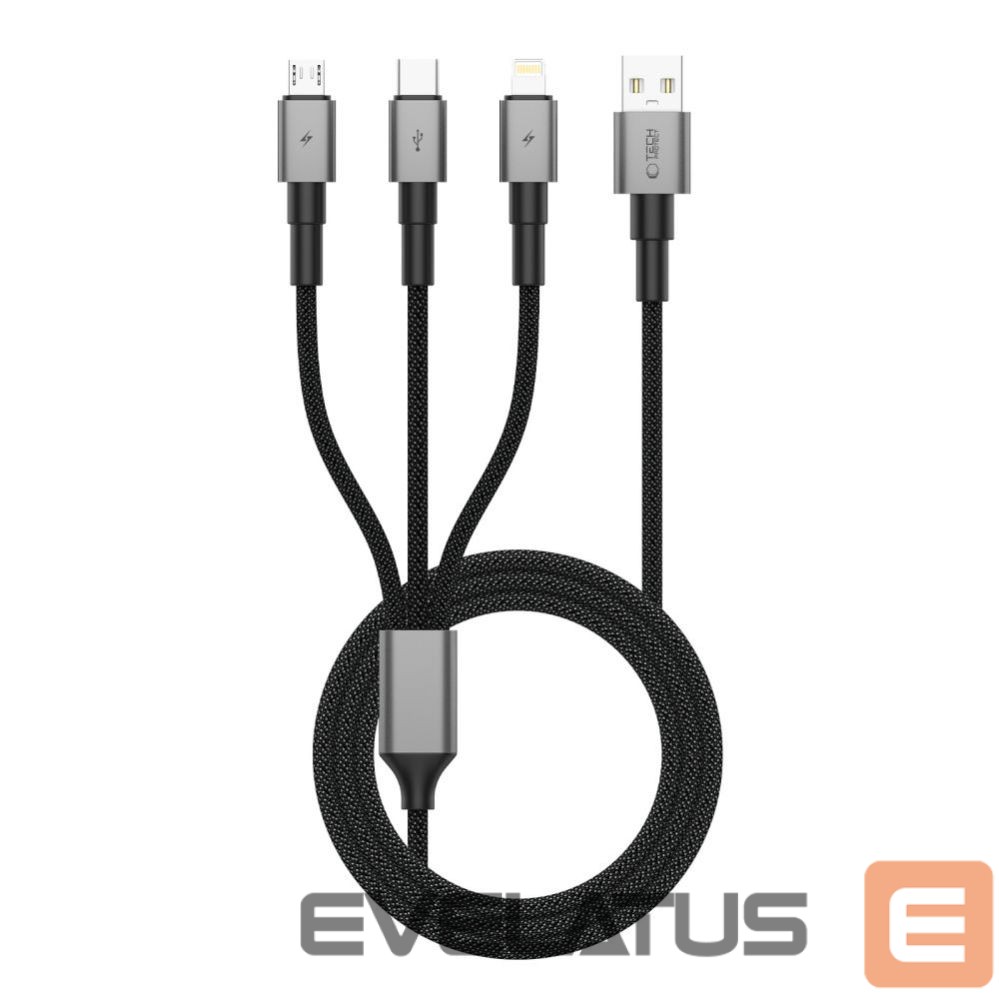 Other goods Tech-Protect Tech-Protect UltraBoost DNA 3in1 USB-C / Micro-USB / Lightning cable 120 cm - gray