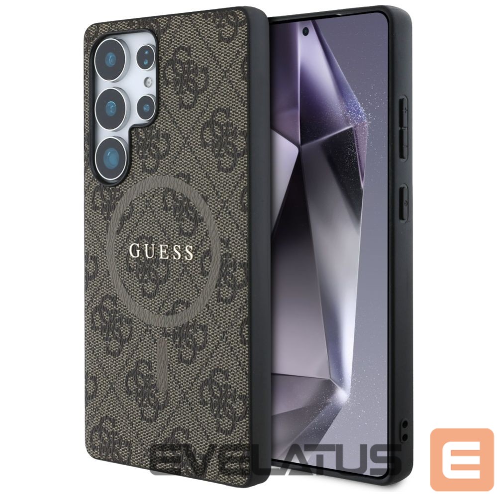 Other goods Guess Guess Leather 4G Colored Ring Classic Logo MagSafe Case Samsung Galaxy S25 Ultra brown