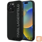Other goods Karl Lagerfeld  Karl Lagerfeld HC 3D Rubber Elongated Glitter iPhone 16 Pro Case - Black 