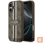 Other goods Guess  Guess 4G Printed Stripes MagSafe case for iPhone 17 - brown 