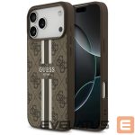 Other goods Guess  Guess 4G Printed Stripes MagSafe case for iPhone 17 Pro Max - brown 