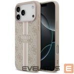 Other goods Guess  Guess 4G Printed Stripes MagSafe case for iPhone 17 Pro Max - pink 