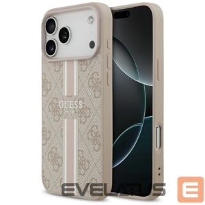 Other goods Guess  Guess 4G Printed Stripes MagSafe case for iPhone 17 Pro Max - pink 