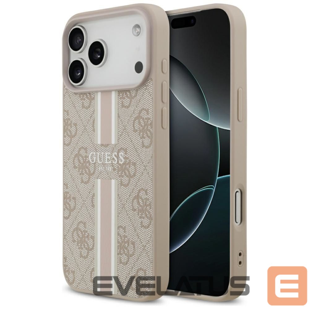 Other goods Guess Guess 4G Printed Stripes MagSafe case for iPhone 17 Pro Max - pink
