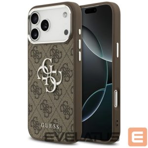 Other goods Guess  Guess 4G Big 4G Classic Logo Case for iPhone 17 Pro Max Brown - Silver 
