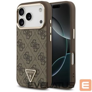 Other goods Guess  Guess 4G Triangle Logo MagSafe Case for iPhone 17 Pro - Brown and Gold 